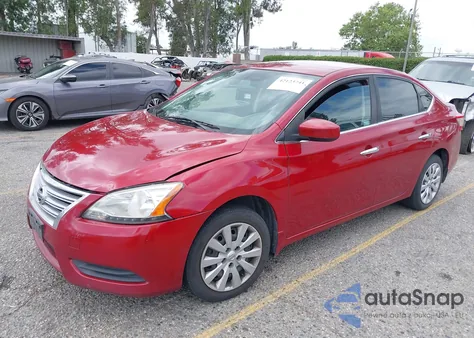 2014 Nissan Sentra Sv z USA, uszkodzony, nr VIN 3N1AB7AP6EL610985